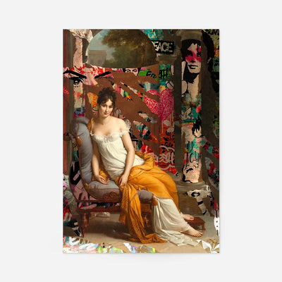 Juliette Recamier Graffiti Portrait