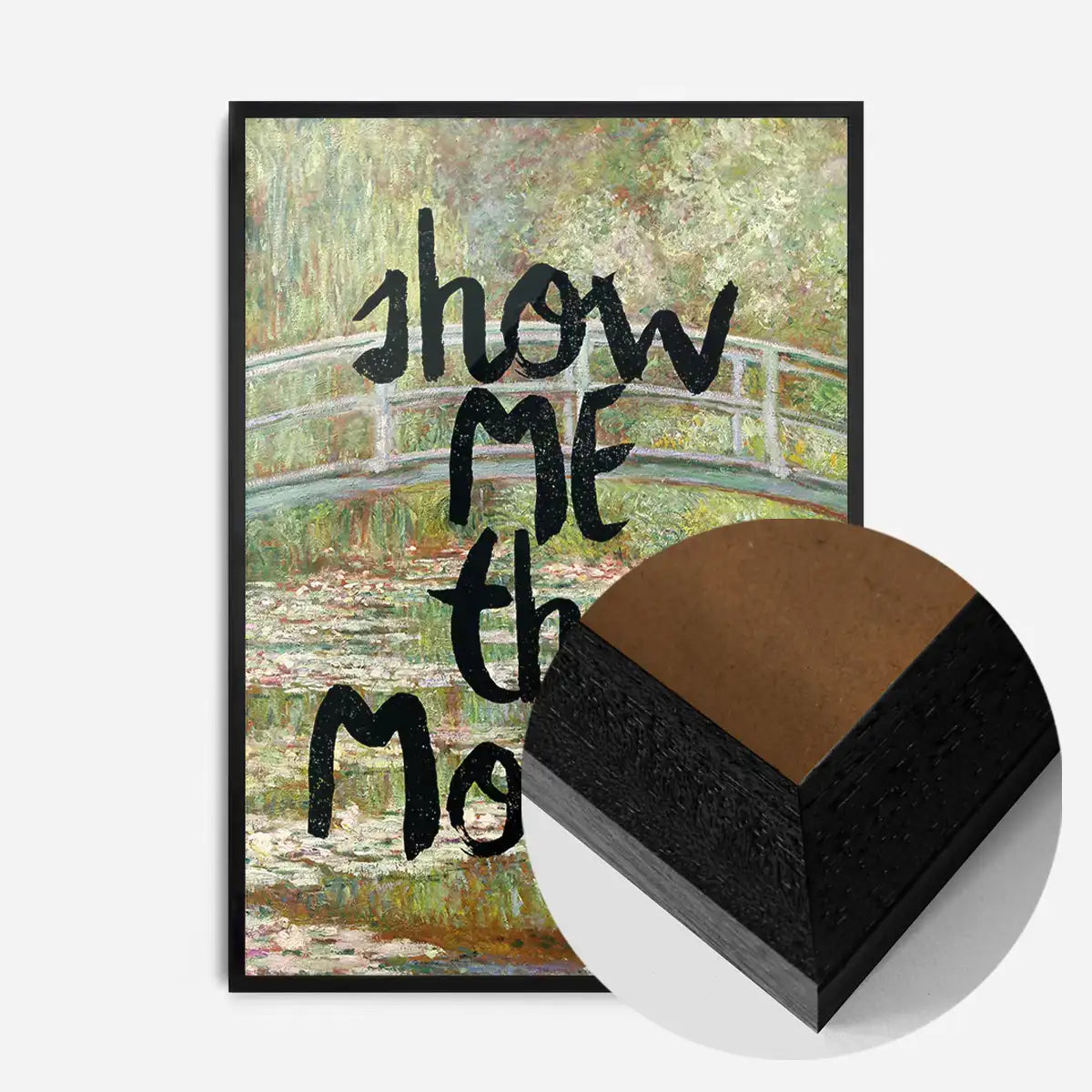 Show Me The Monet Altered Art Print