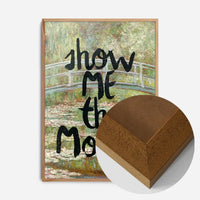 Show Me The Monet Altered Art Print