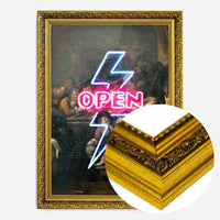 Open Tavern Neon Sign Style Print