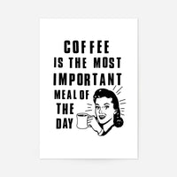 Vintage Coffee Poster Print