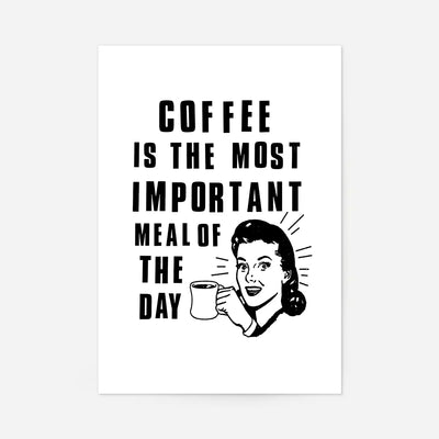 Vintage Coffee Poster Print
