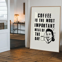 Vintage Coffee Poster Print