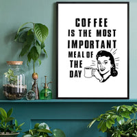 Vintage Coffee Poster Print