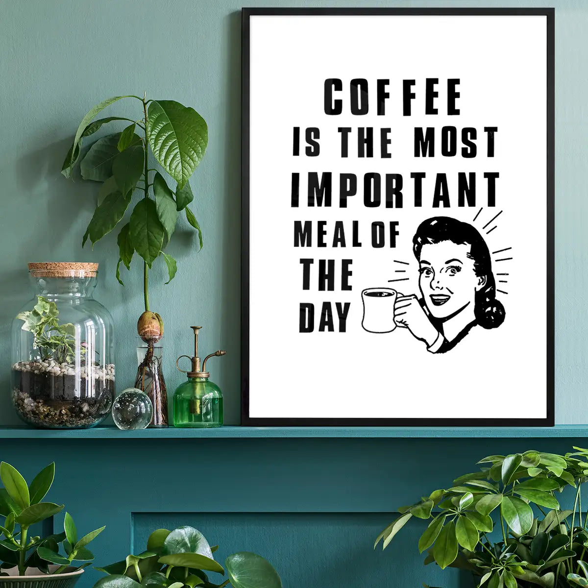 Vintage Coffee Poster Print