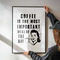 Vintage Coffee Poster Print