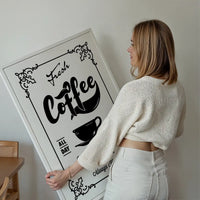 Fresh Coffee Served Here Print