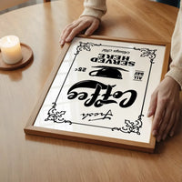 Fresh Coffee Served Here Print