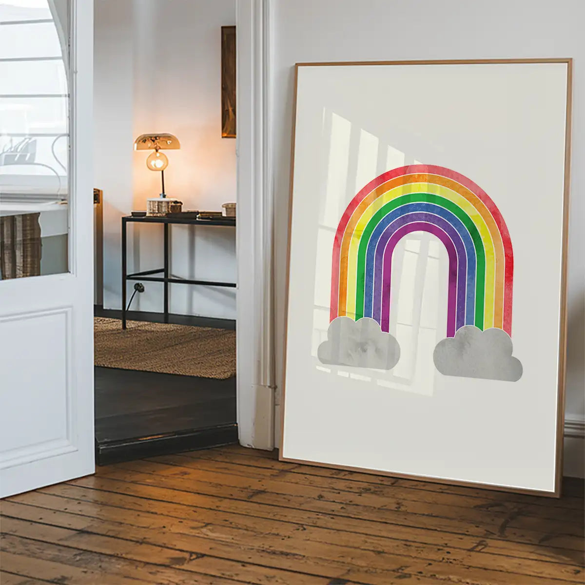 Rainbow Painting Print