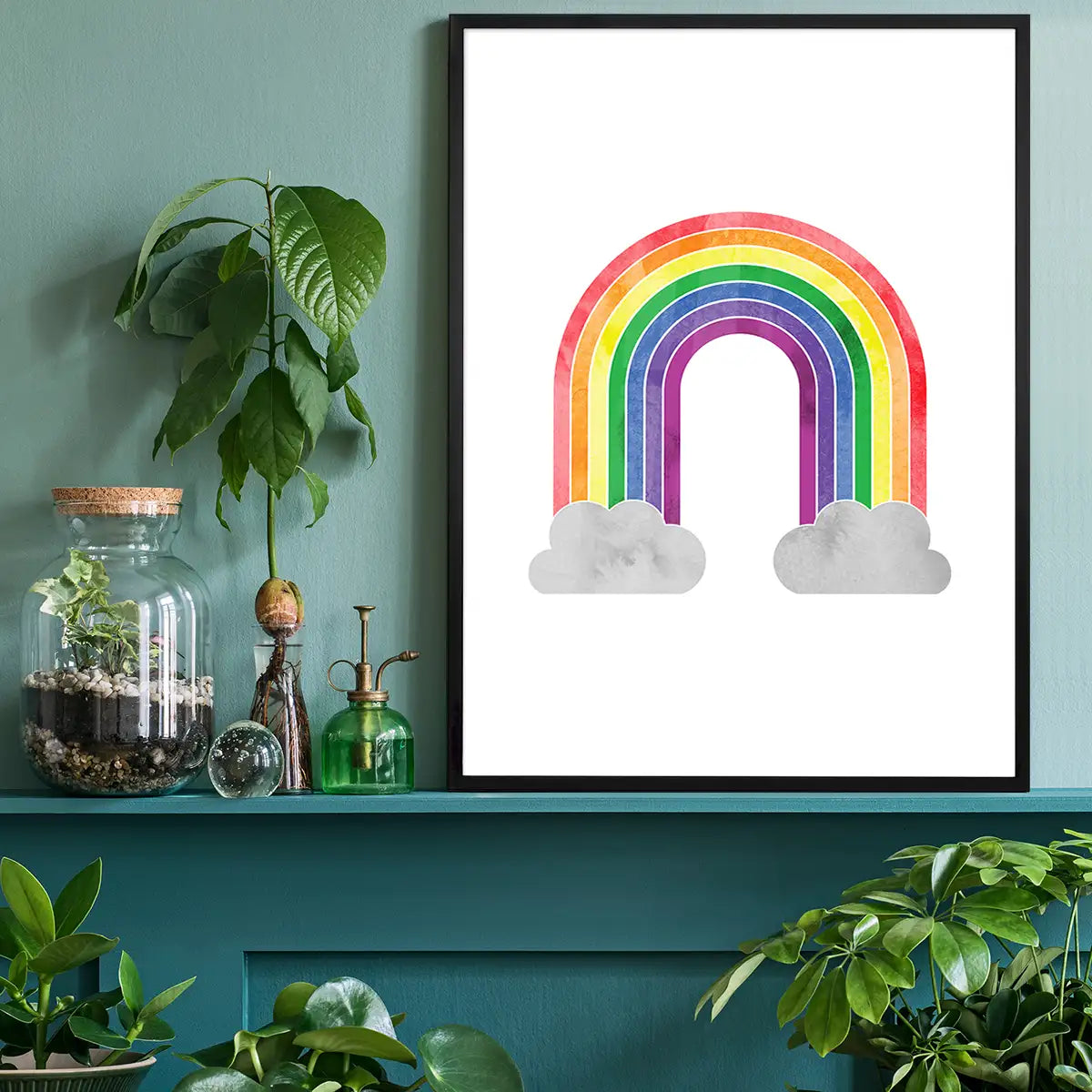 Rainbow Painting Print