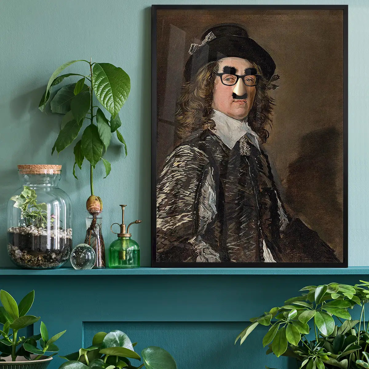 Groucho Disguise Altered Art Print