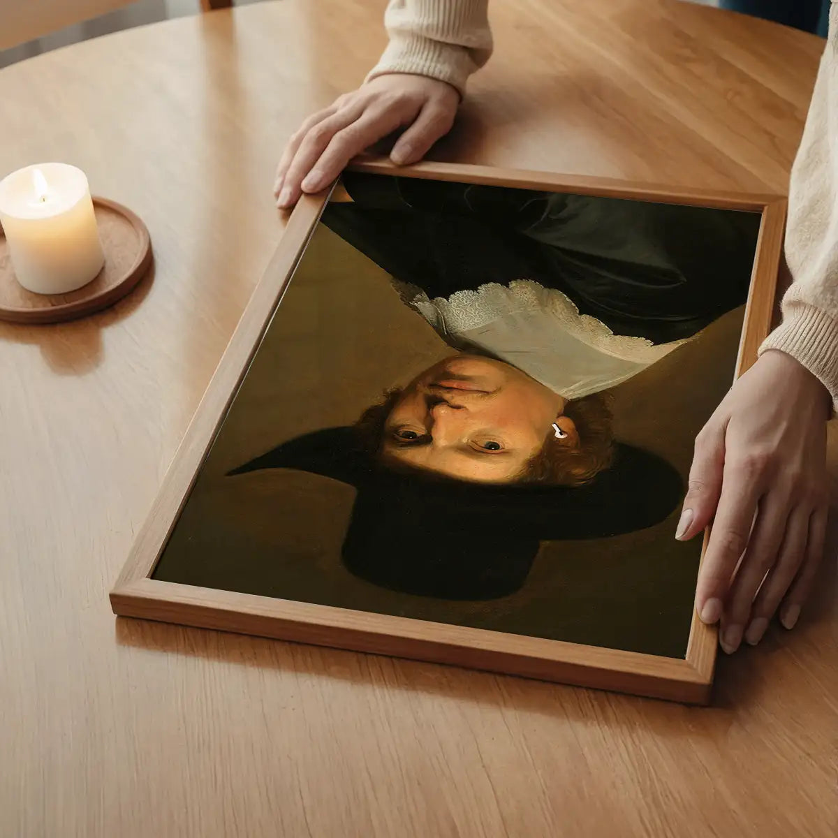 Airpods Portrait Altered Art Print