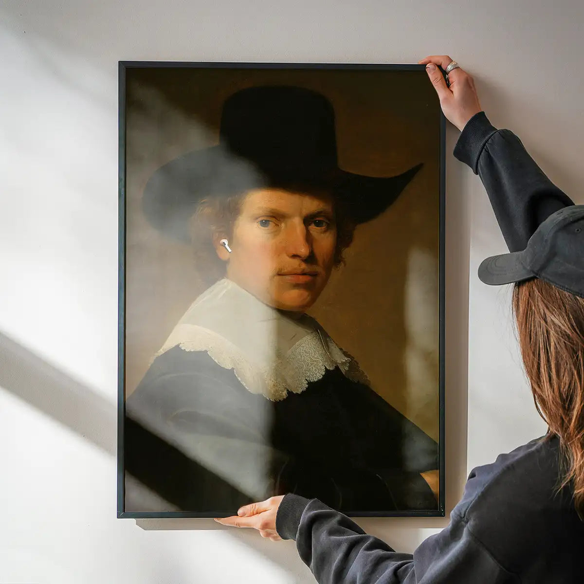 Airpods Portrait Altered Art Print