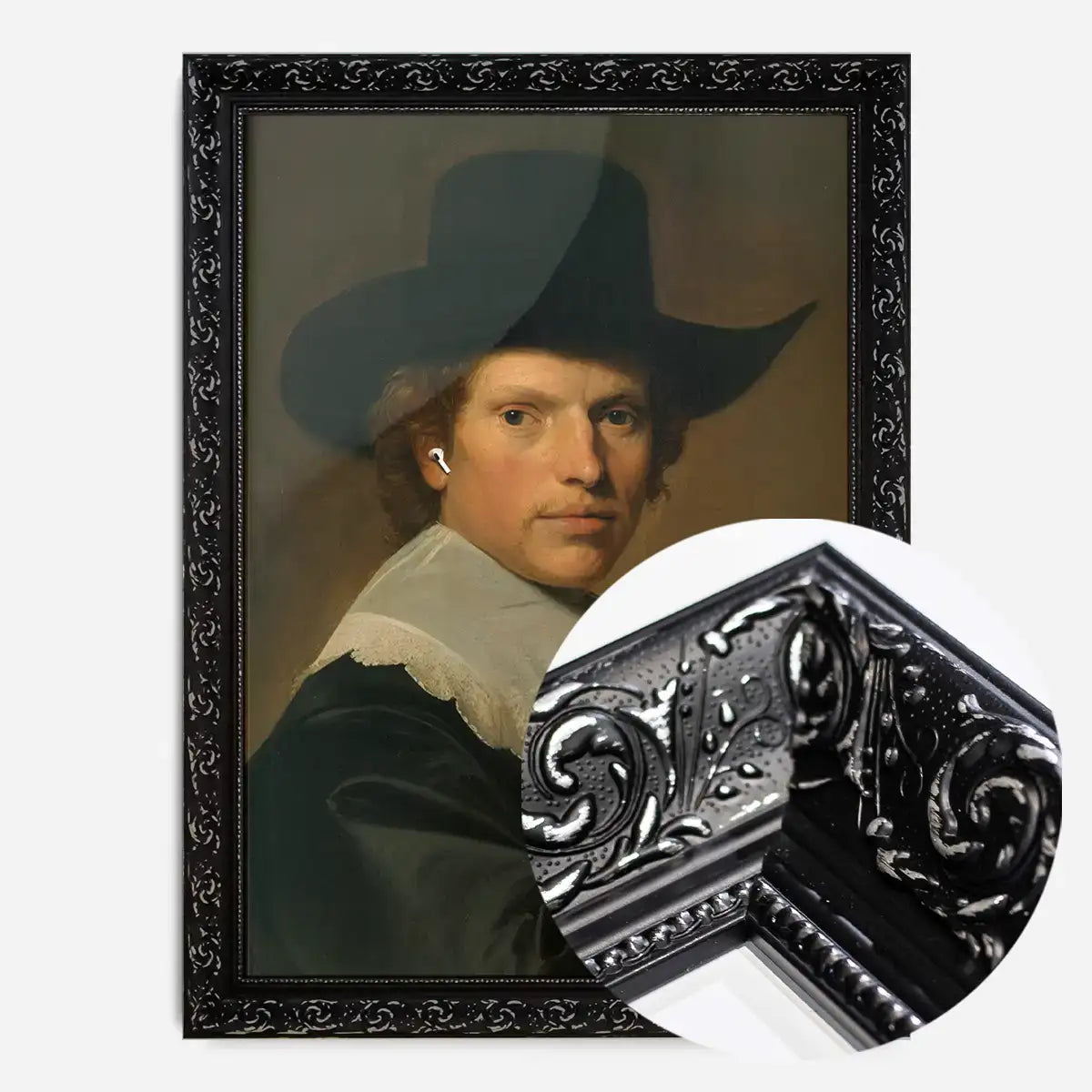 Airpods Portrait Altered Art Print