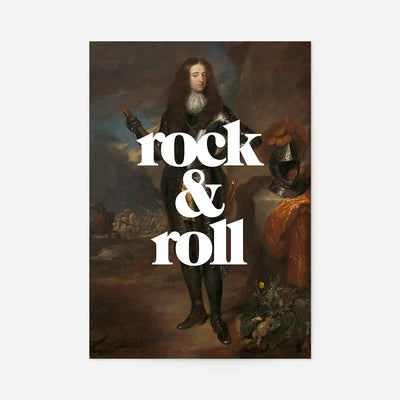 Rock And Roll Altered Art Print