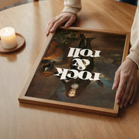 Rock And Roll Altered Art Print
