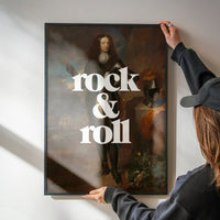 Rock And Roll Altered Art Print