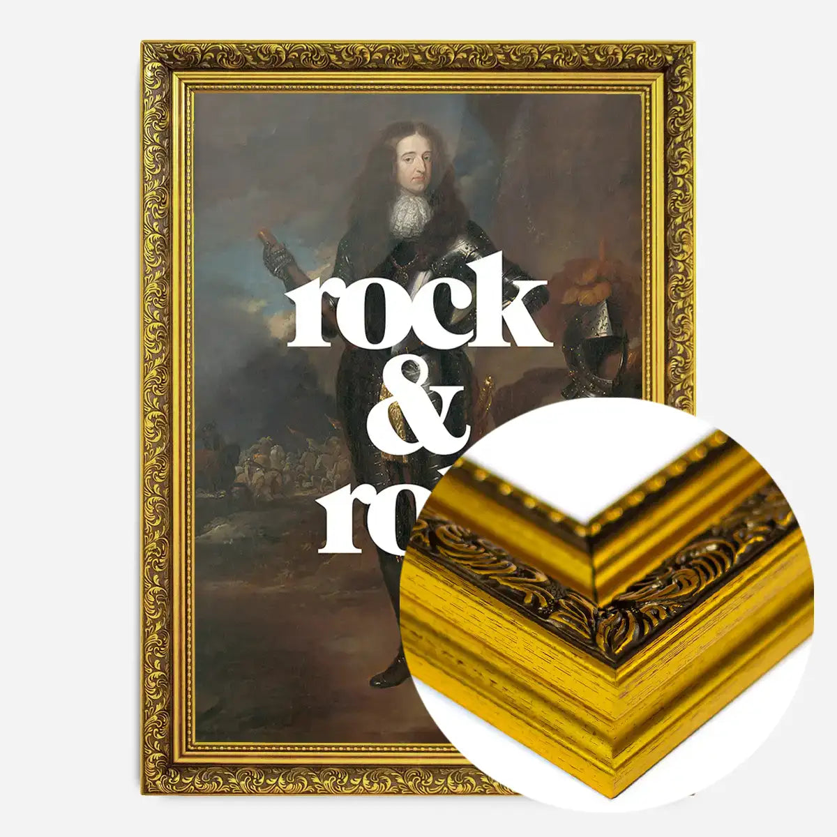 Rock And Roll Altered Art Print