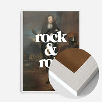 Rock And Roll Altered Art Print