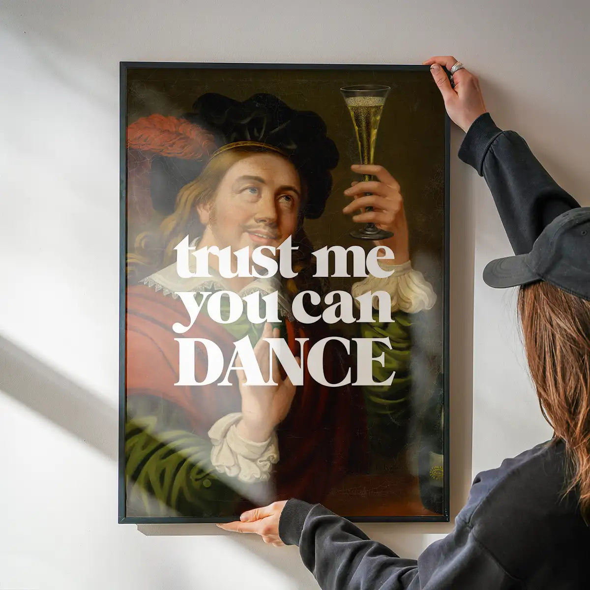 Trust Me You Can Dance Altered Art Print