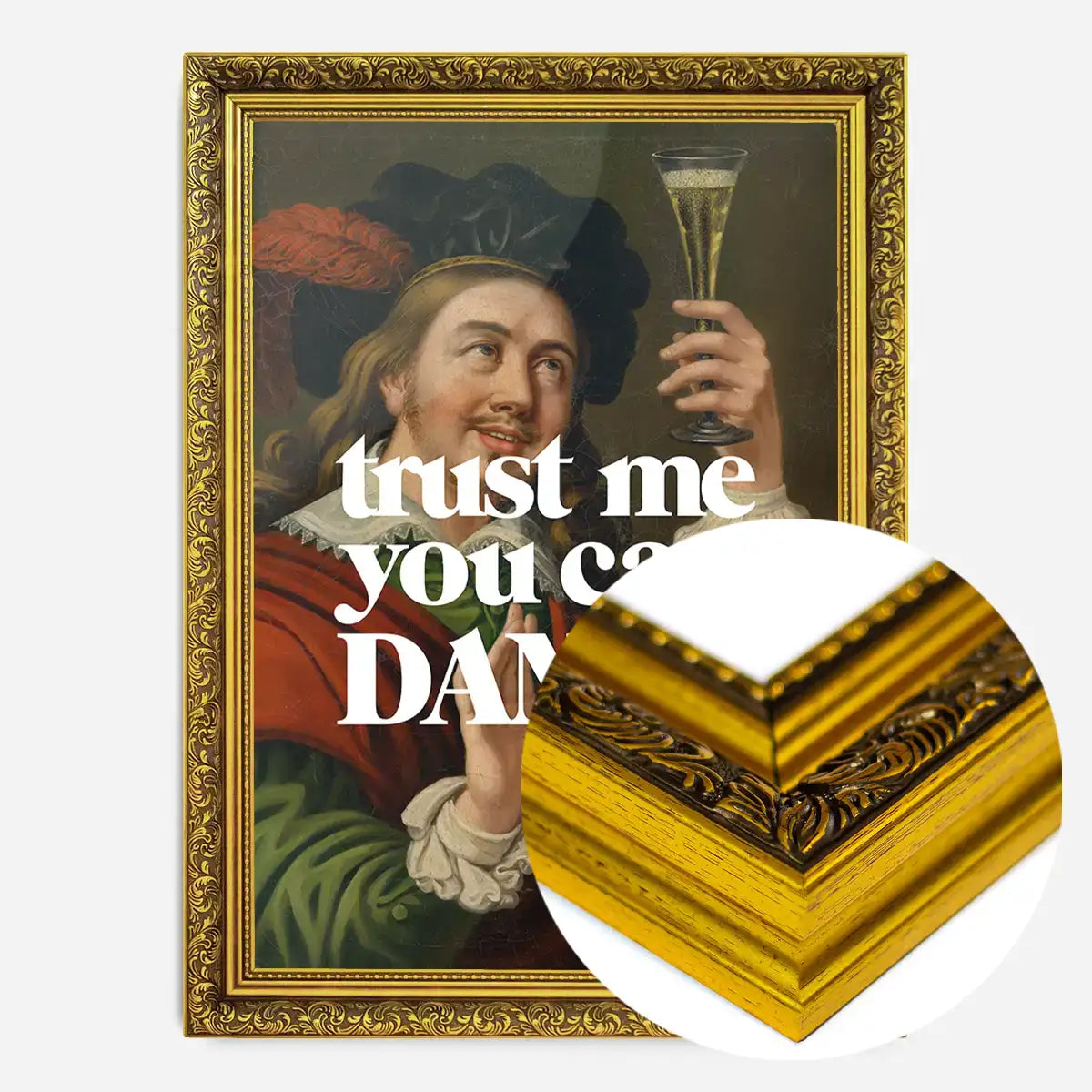 Trust Me You Can Dance Altered Art Print