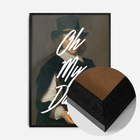 Oh My Days Altered Art Print