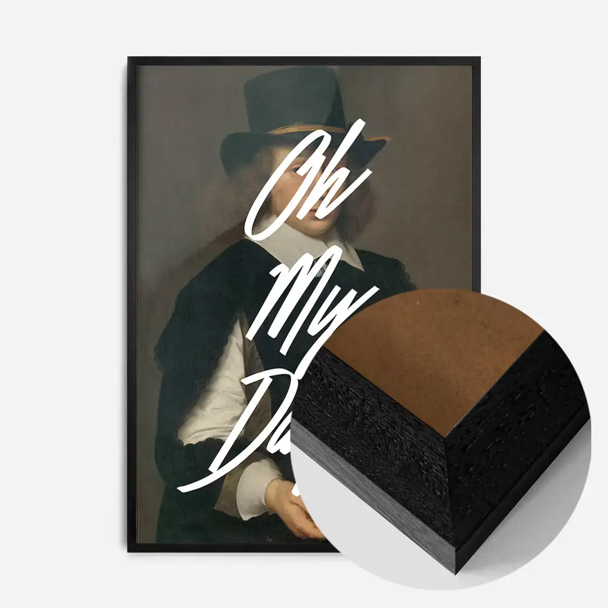 Oh My Days Altered Art Print