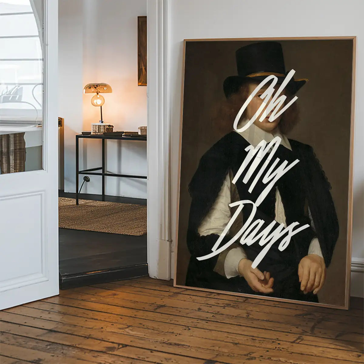 Oh My Days Altered Art Print