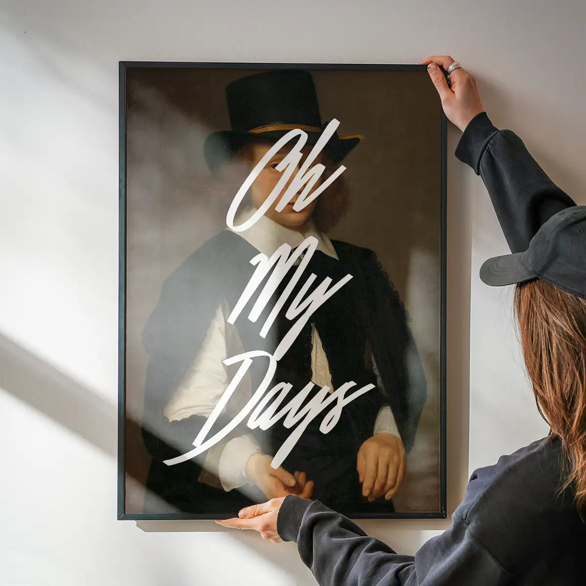 Oh My Days Altered Art Print