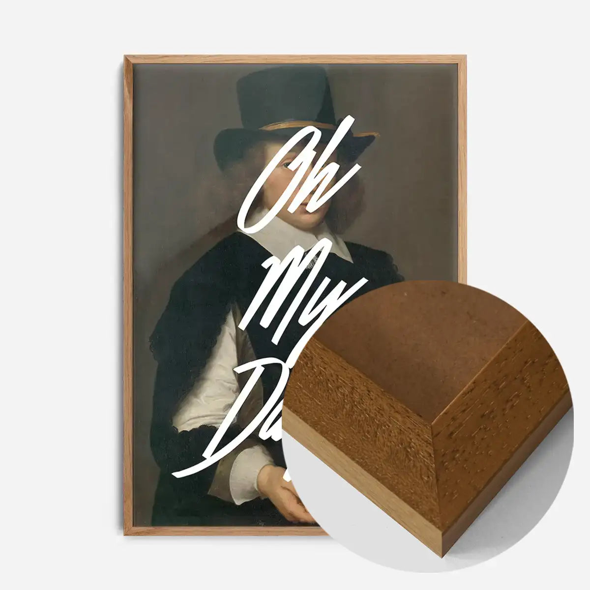 Oh My Days Altered Art Print