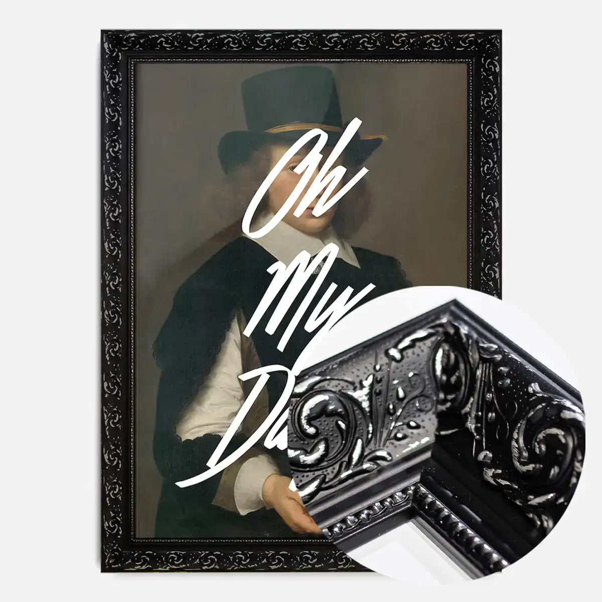 Oh My Days Altered Art Print