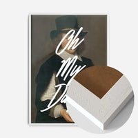 Oh My Days Altered Art Print