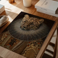 Queen Leopard Portrait Altered Art Print