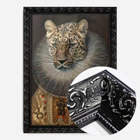 Queen Leopard Portrait Altered Art Print