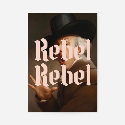 Rebel Rebel Typography Print