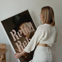 Rebel Rebel Typography Print