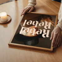 Rebel Rebel Typography Print