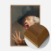 Bigmouth Gold Tooth Altered Art Print