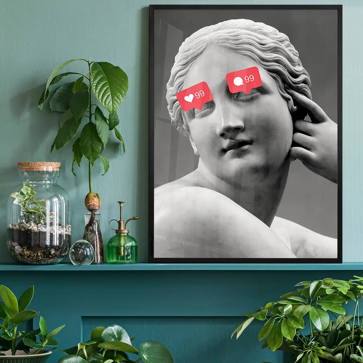 99 Problems Statue Print
