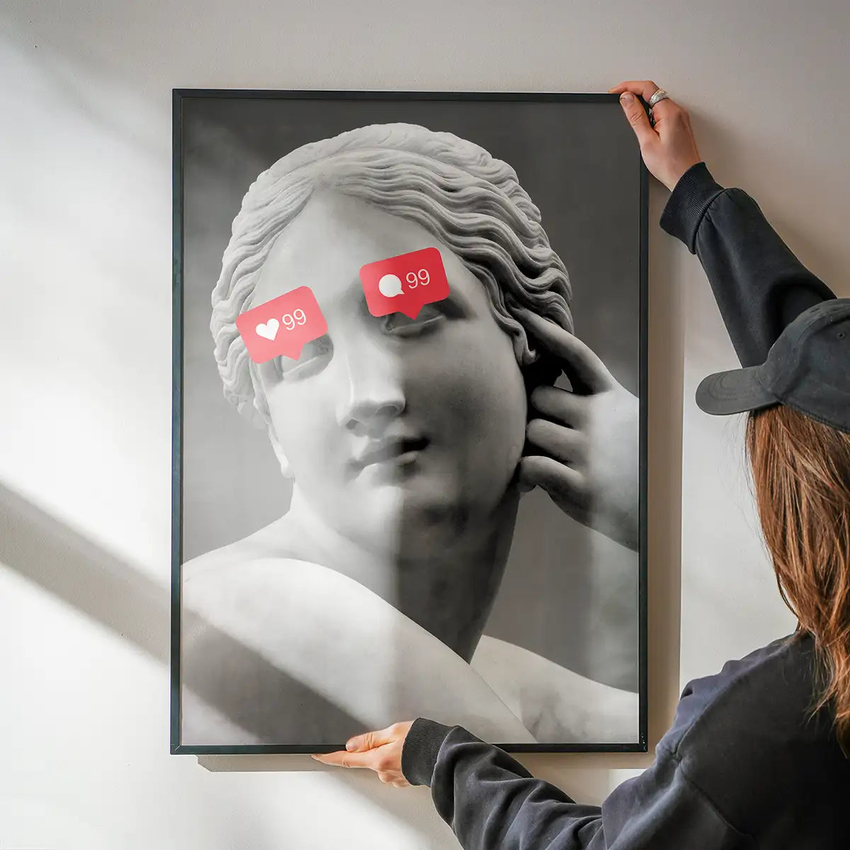99 Problems Statue Print