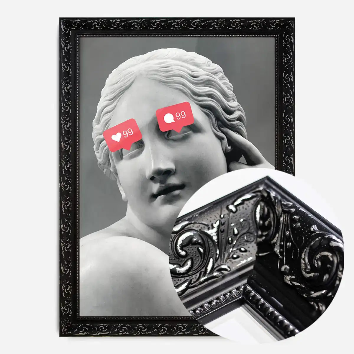99 Problems Statue Print