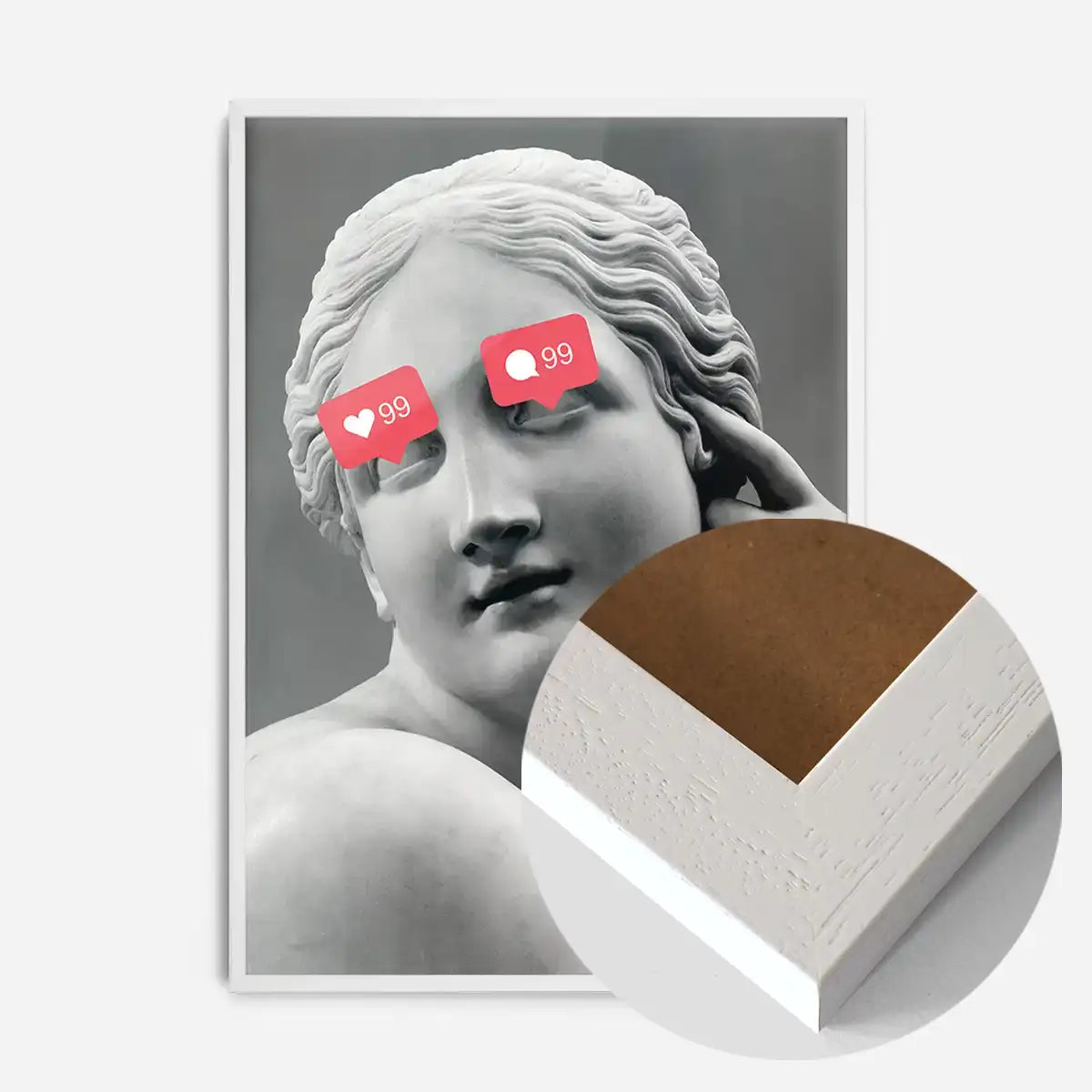 99 Problems Statue Print