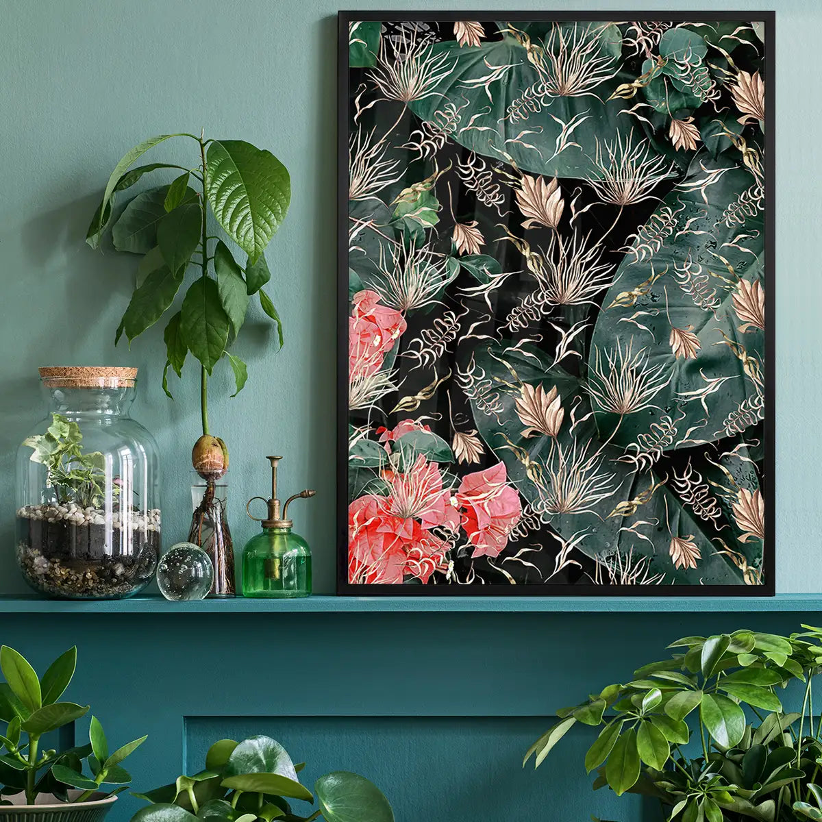 Maximalism Leaves Print 1