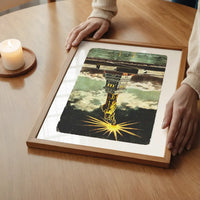 Statue Of Liberty Vintage Illustration Print