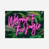 Welcome To The Jungle Tropical Neon Print