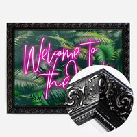 Welcome To The Jungle Tropical Neon Print