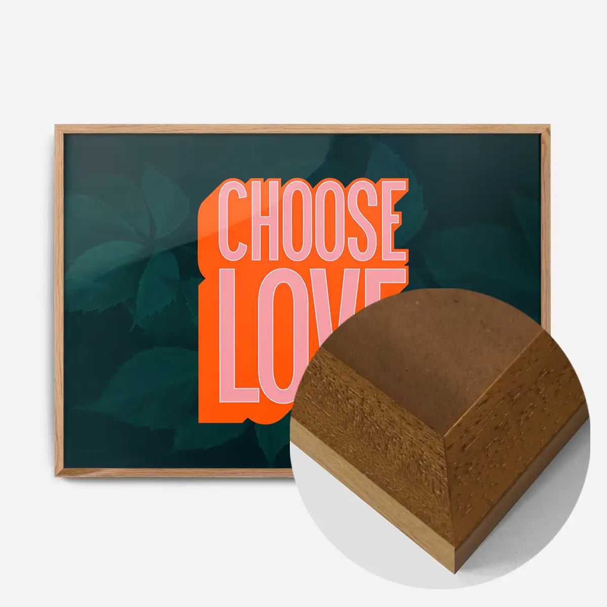 Choose Love Typography Print