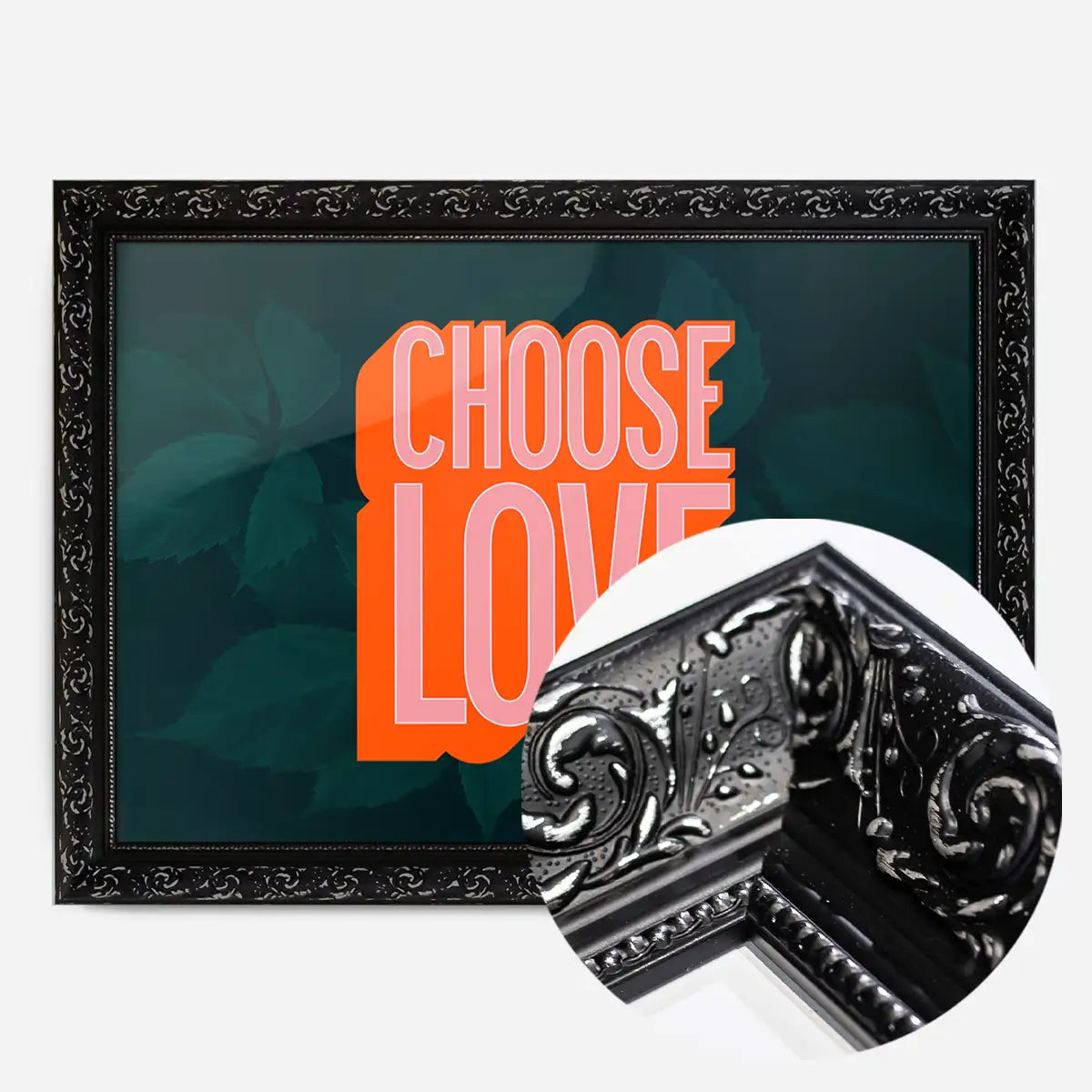 Choose Love Typography Print