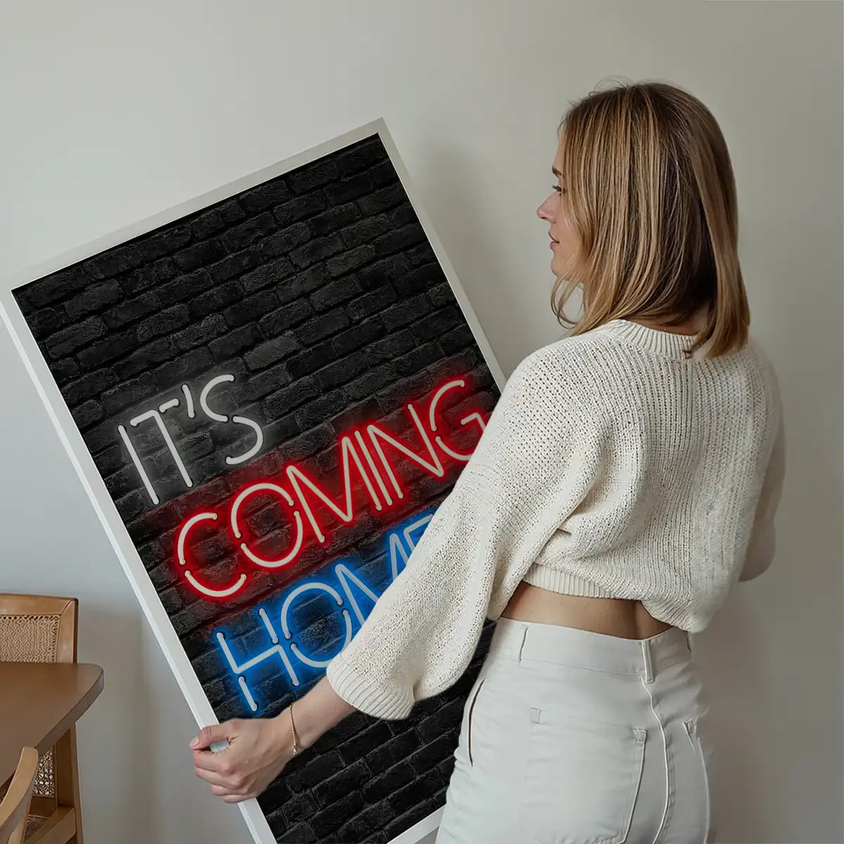 It's Coming Home England Football Poster Print