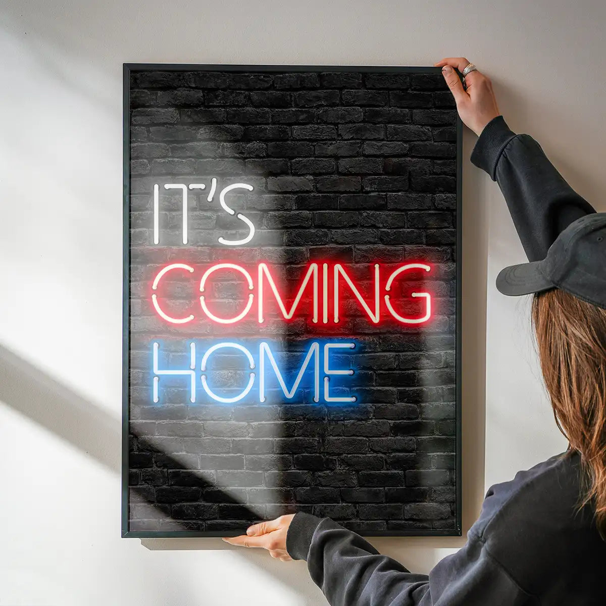 It's Coming Home England Football Poster Print